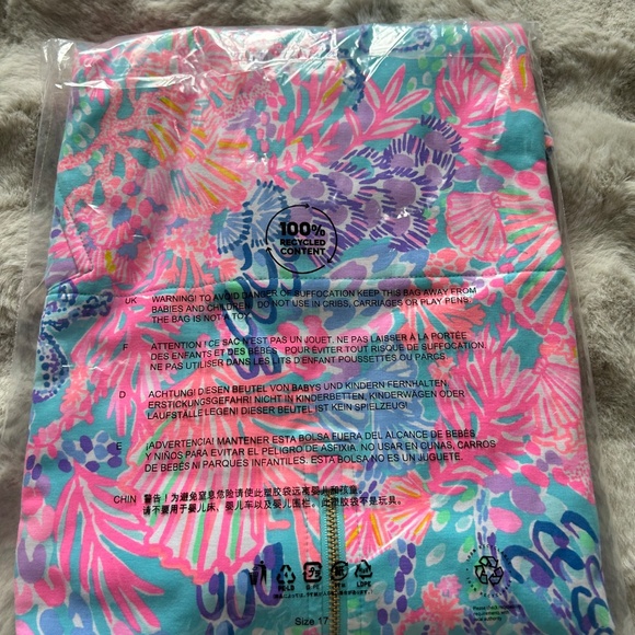 NWT Lilly Pulitzer Skipper Popover Splendor In The Sand Women's XL - Picture 3 of 3